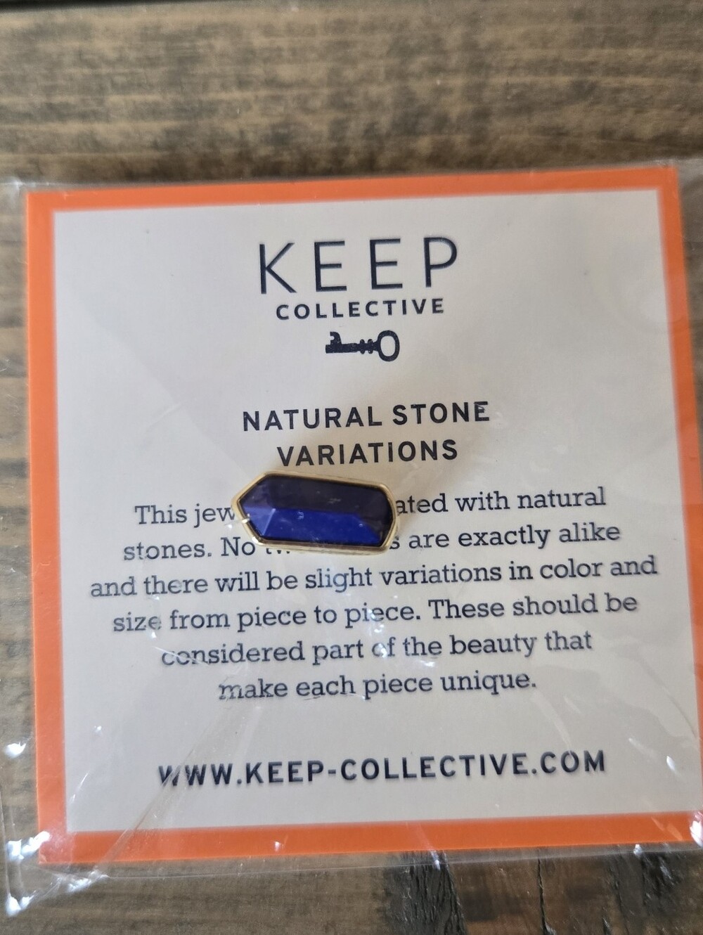 KEEP Collective Lapis Natural Stone Charm